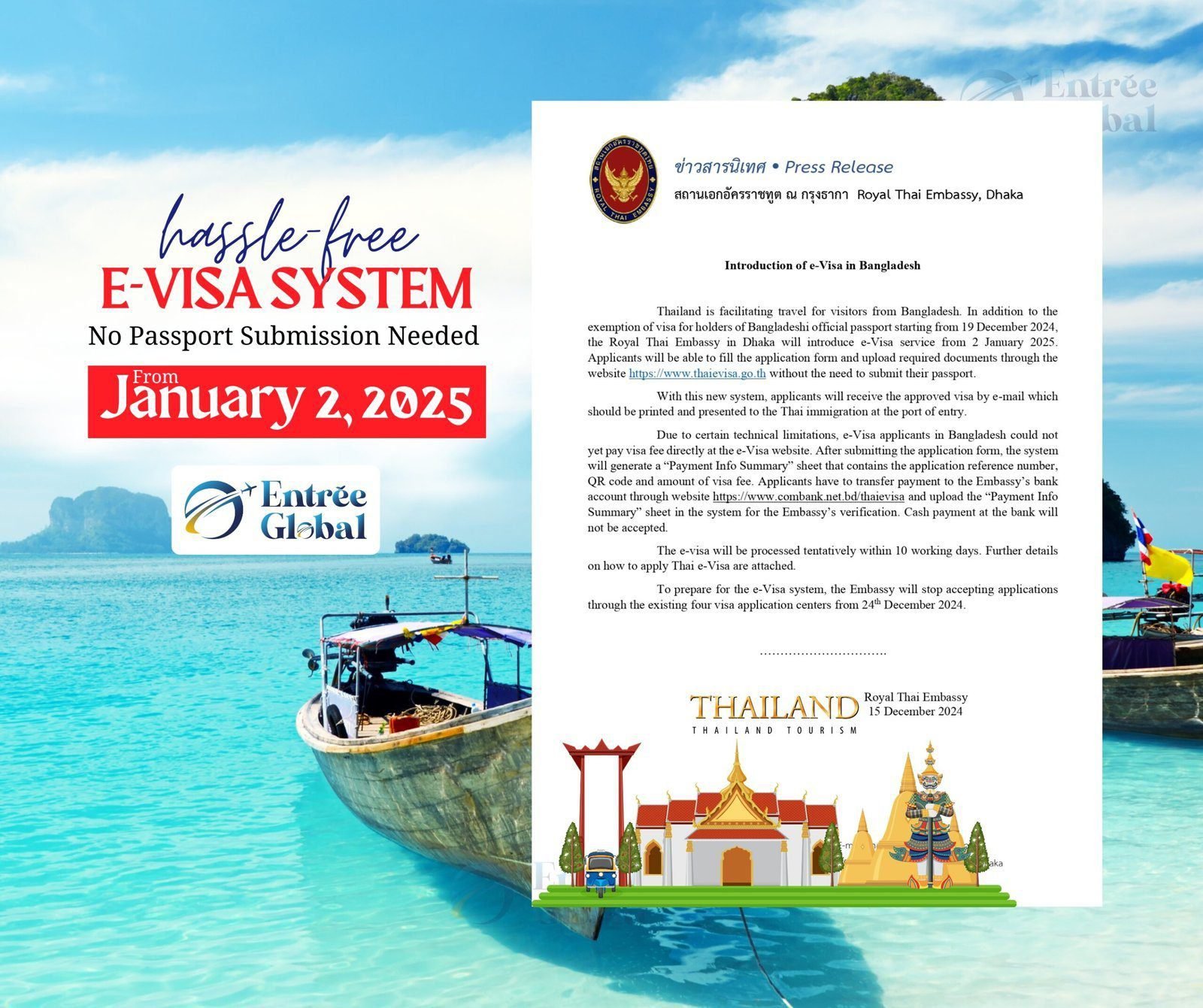 Thailand Important update